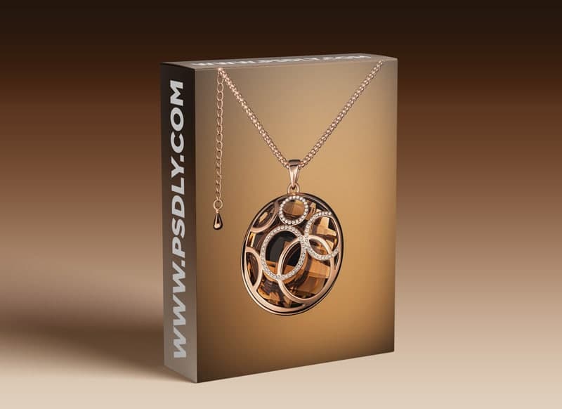 Photigy - Jewelry Photography: Golden Pendant Shot