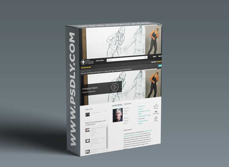 How to Use Rhythm & Gesture in Costumed Figure Drawing with Bill Perkins