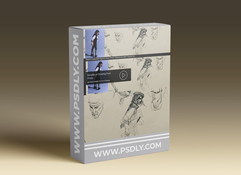 Sketch Costumed Figures from Photo References with Charles Hu