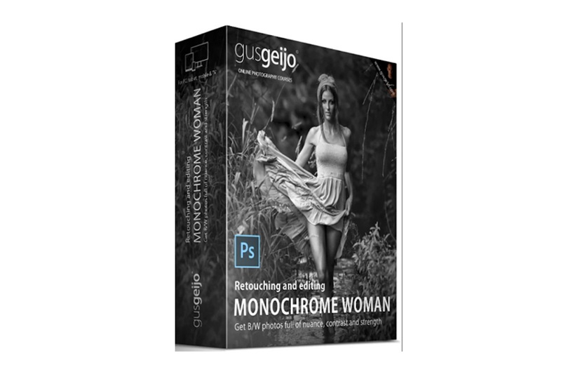 Gus Geijo - Monochrome Woman: Retouching and editing