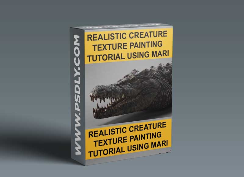 REALISTIC Creature Texturing Painting Tutorial Using Mari - By Zak Boxall