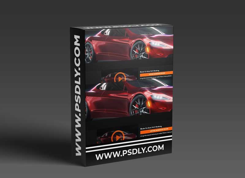 CGFasttrack - Blender Car Series Vol 2 Rendering