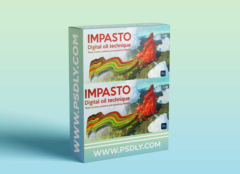 Artstation - IMPASTO - Digital Oil Technique. Video tutorial (Eng subs)+Tools +Brushes +Patterns