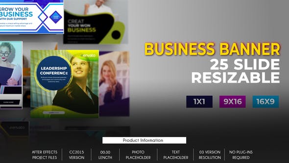 Videohive 25 Business Banner Ad B80 32651312