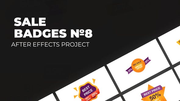 Videohive Sale Badges Vol.8 32689310