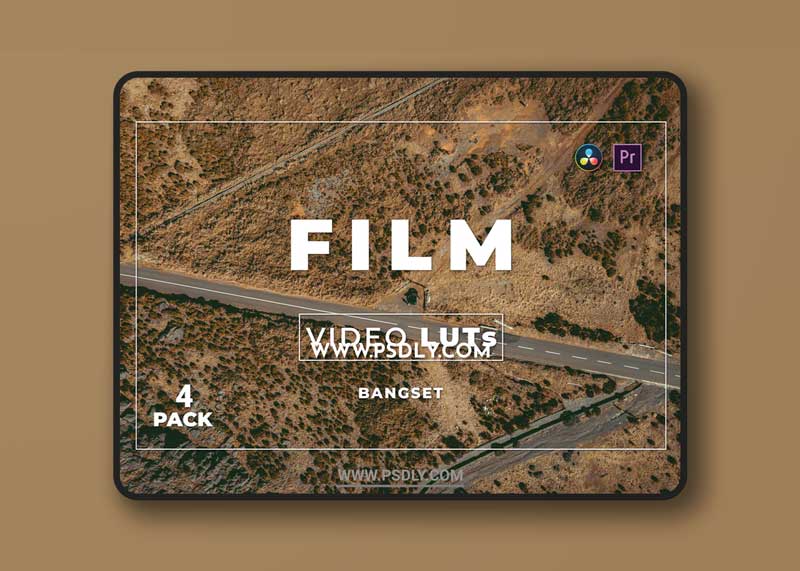 Bangset Film Pack 4 Video LUTs