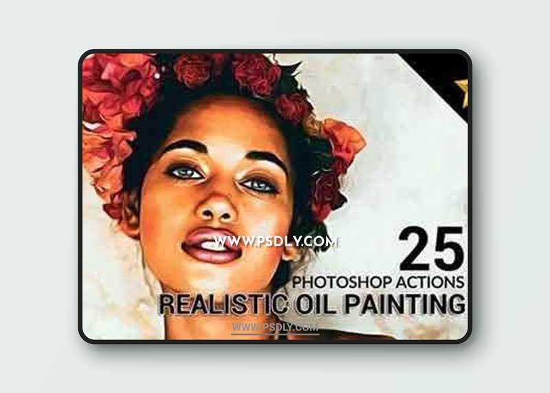CM - 25 Realistic Oil Painting Actions 2 2058336