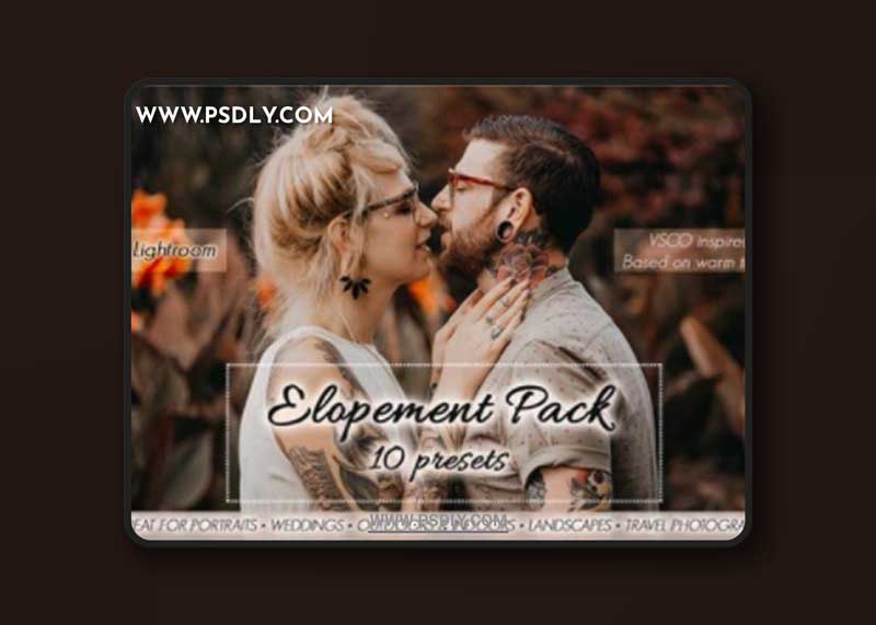 CM - Elopement Preset Pack for Lightroom 2137750