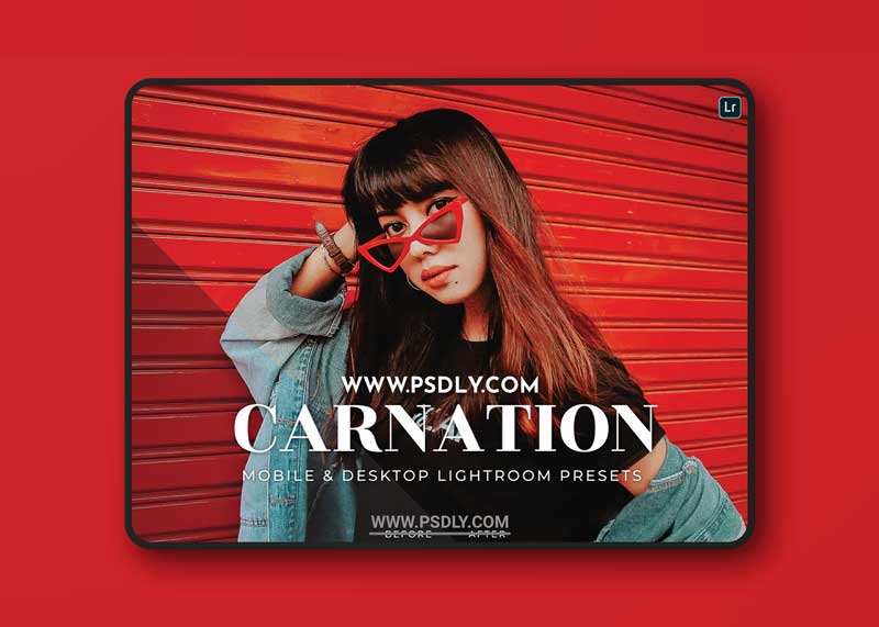 Carnation Mobile and Desktop Lightroom Presets