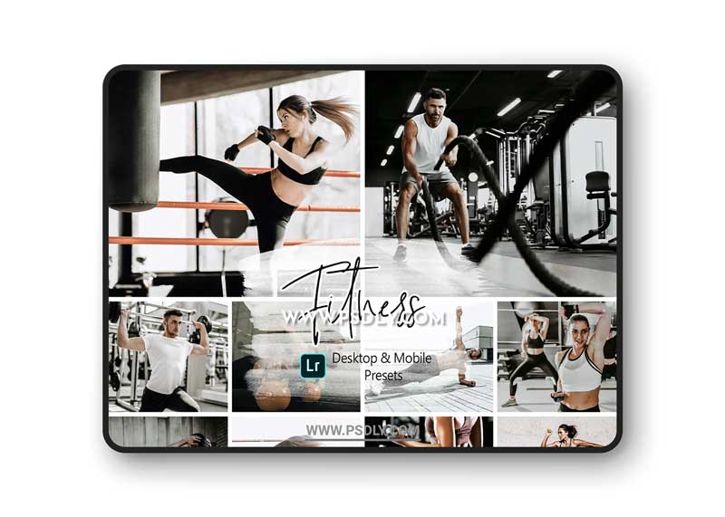 CreativeMarket - 10 Fitness Lightroom Presets 6085507