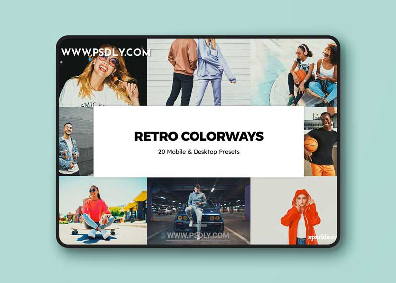 CreativeMarket - 20 Retro Colorways Lightroom Presets 6179772