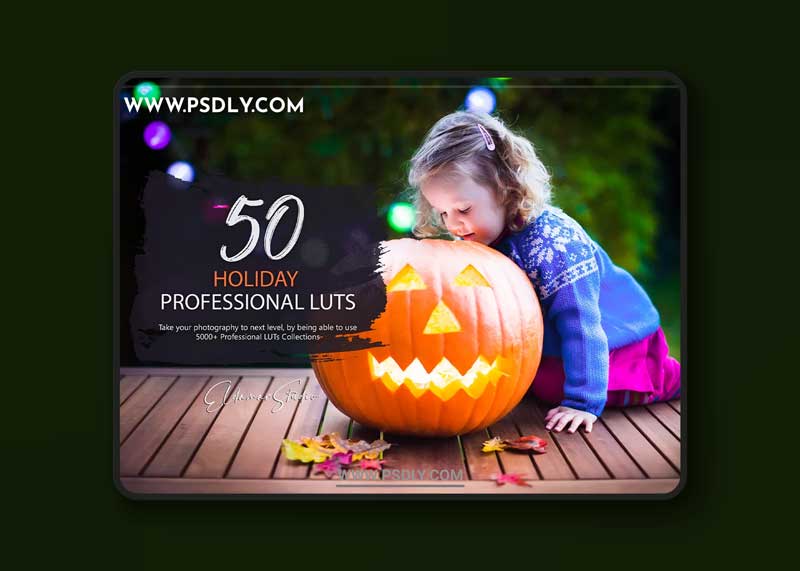CreativeMarket - 50 Holiday LUTs Pack 6190646