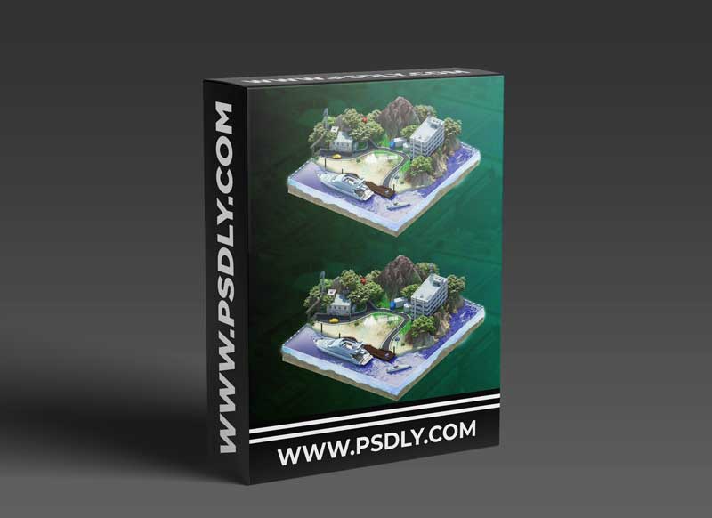 Low Poly City Builder 1.2 for 3ds max