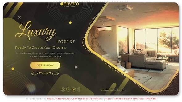 Videohive Luxury Interior Design Service 32695309