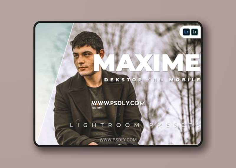 Maxime Desktop and Mobile Lightroom Preset