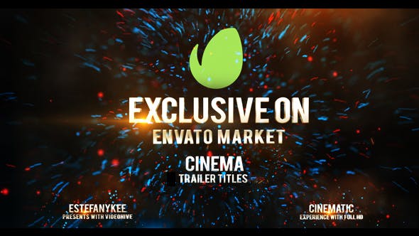 Videohive Cinema Particle Trailer Titles 16940414