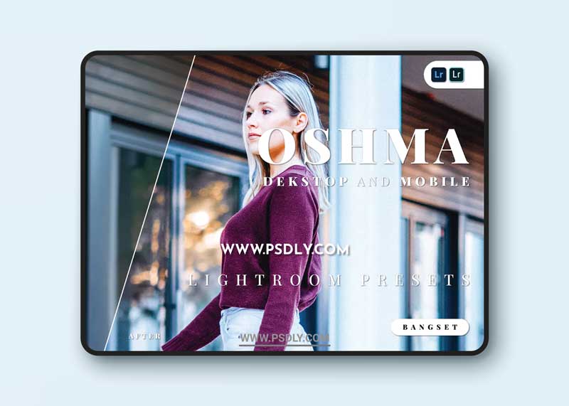 Oshma Desktop and Mobile Lightroom Preset