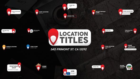 Videohive Location Titles After Effects 32530537
