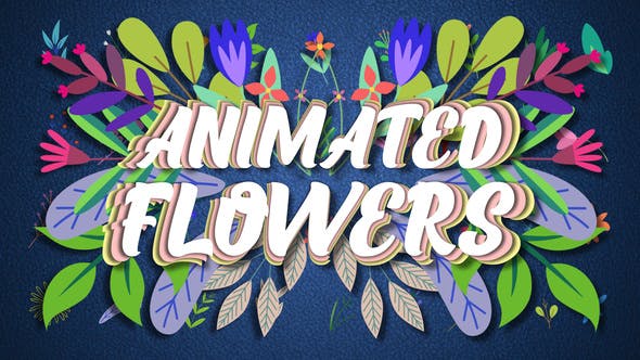 Videohive Animated Flowers After Effects 32690336