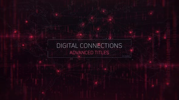 Videohive Digital Connections Titles 32609614