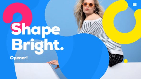 Videohive Bright Shape Opener 32680881