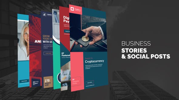 Videohive Business Stories & Social Post B75 32515262