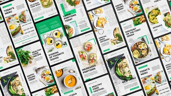 Videohive Food Instagram Stories 32527470