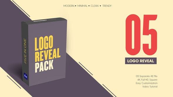 Videohive Minimal Logo Reveal Pack 32861753