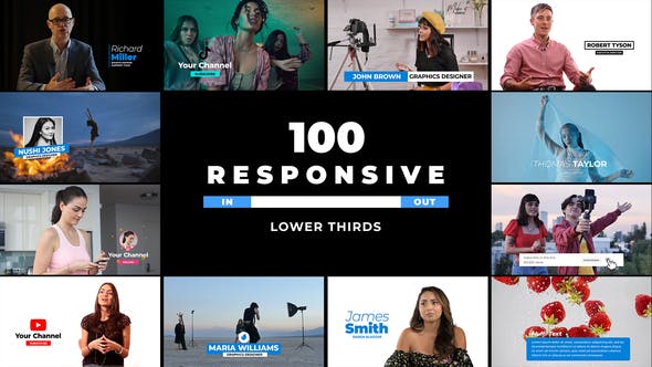 Videohive Responsive Lower Thirds 32553898