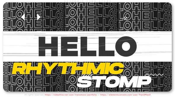 Videohive Rhythmic Typo Stomp 32652435