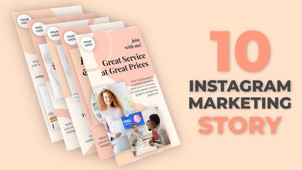 Videohive Instagram Marketing Story Pack 32528239
