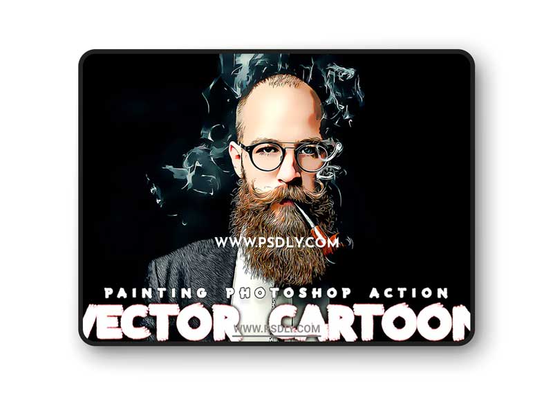 Vector Cartoon Photoshop Action