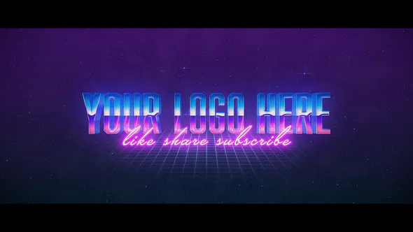 Videohive Like Share Subscribe 80's Generator 32417286