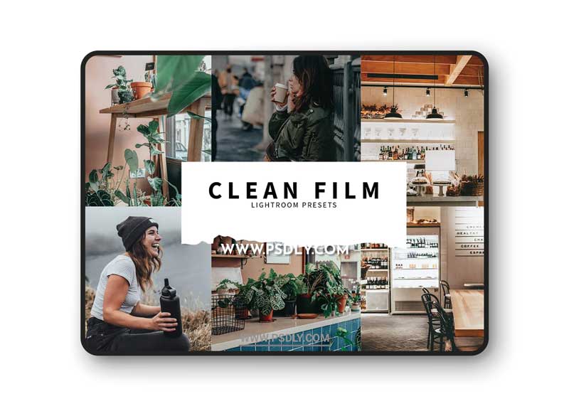 CreativeMarket - 10 Clean Film Lightroom Presets 5857422