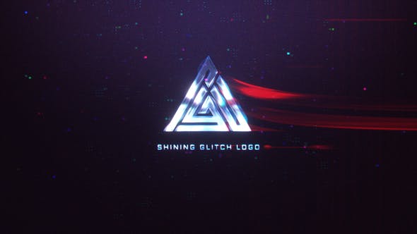 Videohive Shining Glitch Logo 30886415