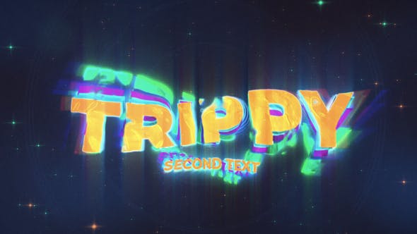 Videohive Trippy Wave Intro Logo & Title 30943496