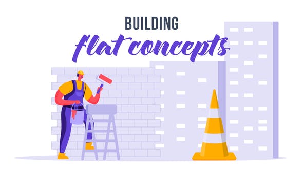 Videohive Building Flat Concept 32924660