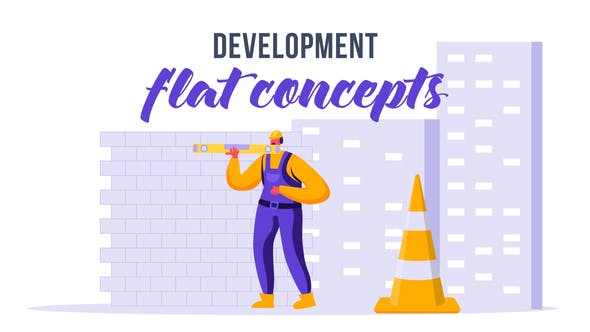 Videohive Development Flat Concept 32924703