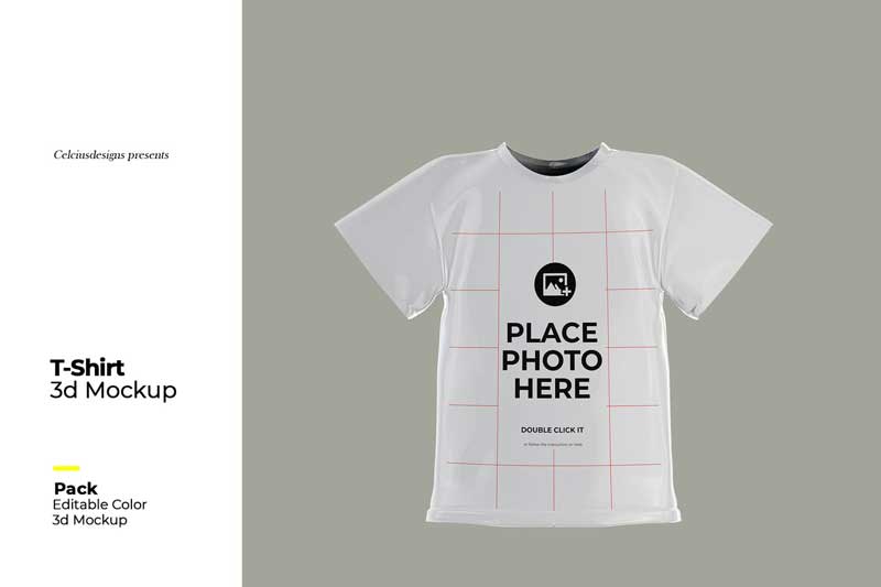 3D T-Shirt Mock Up