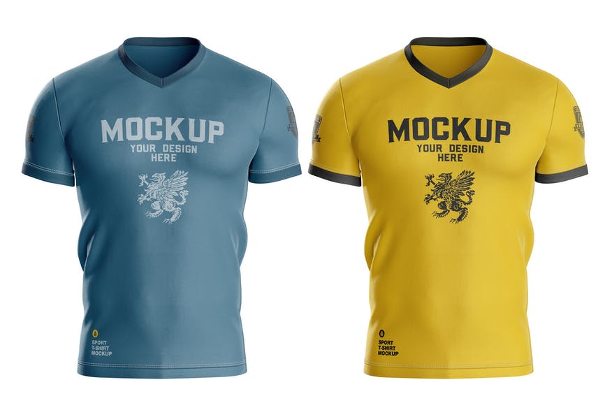 Men’s Sports T-shirt Mockup