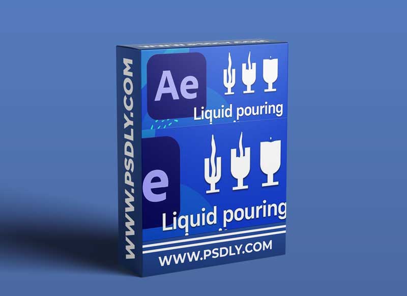 After Effects Liquid Pouring Animation