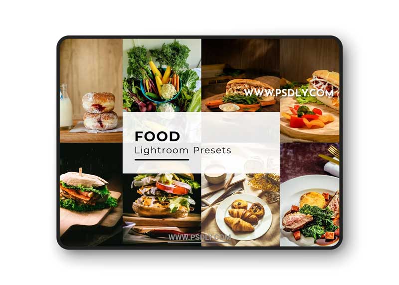 CreativeMarket - 10 Food Lightroom Presets 5386471