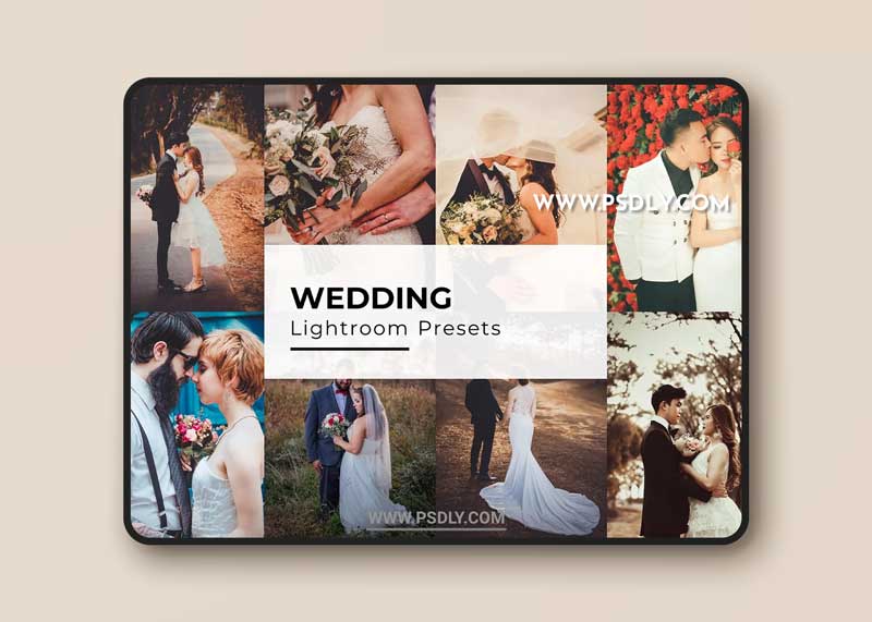 CreativeMarket - 10 Wedding Lightroom Presets 5383210