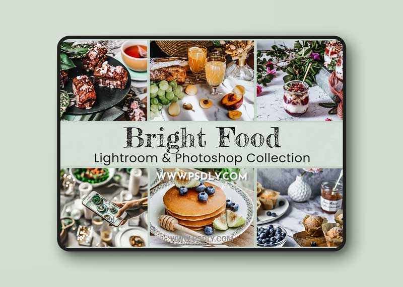 CreativeMarket - 6 Bright Food Photo Edit Collection 6254863