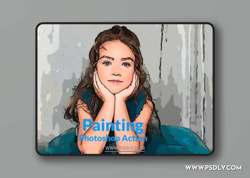 CreativeMarket - Painting Photoshop Action 5851862