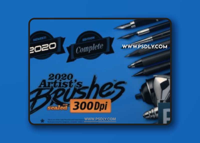 CreativeMarket - RM Artist's Brushes (for 300 DPI) 4677776
