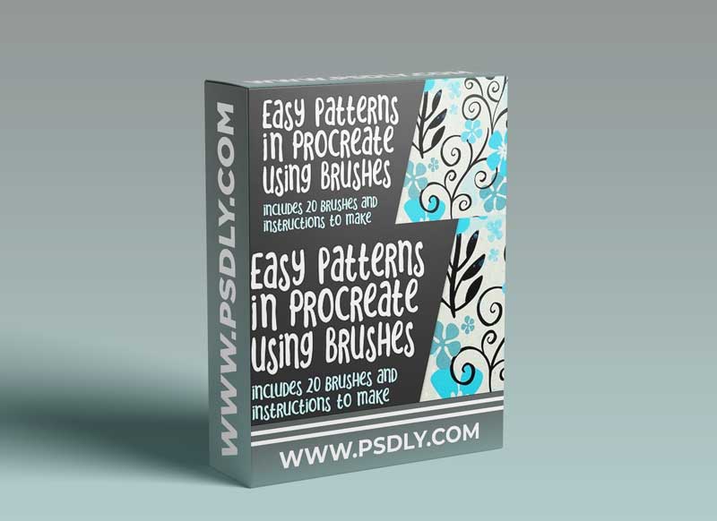 Easy Patterns in Procreate using Brushes - 20 Brushes Including Instructions to Make and Edit More