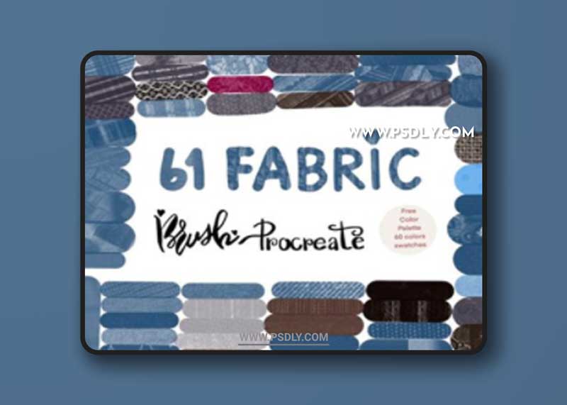 Fabric Brushes for Procreate, Texture 13890379