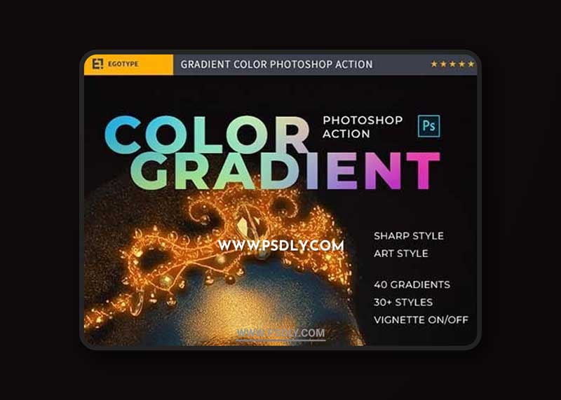GraphicRiver - Color Gradient Photoshop Action 24300047