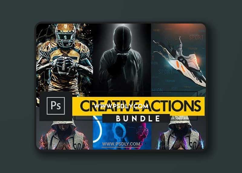 GraphicRiver - Creative Photoshop Actions Bundle 28380125